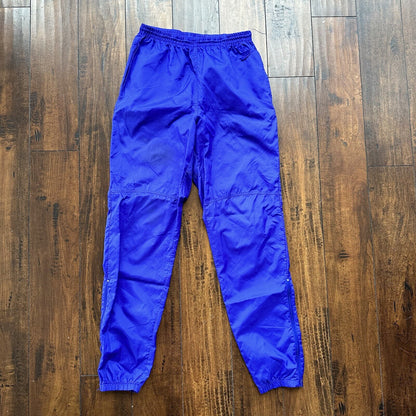 Nike Vintage 90s Gray Tag Windpants Track Pants Ankle Zip Unlined Purple M