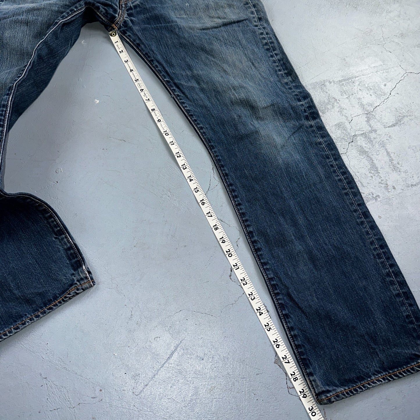 Levis 501 Y2K XX Straight Leg Jeans Blue VTG Med Wash 34x32 Act 32x30