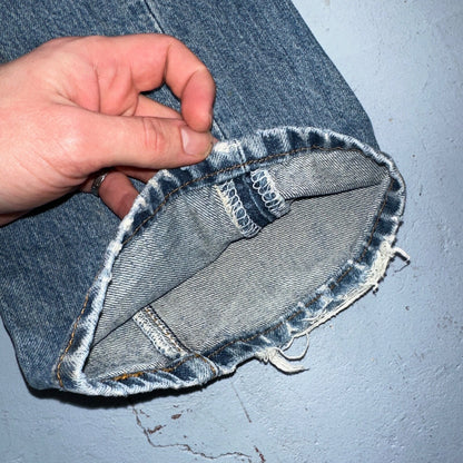 Levis 501 Vintage Y2K Mexico Straight Leg Jeans 31x32 90s Med Wash Act 30x30