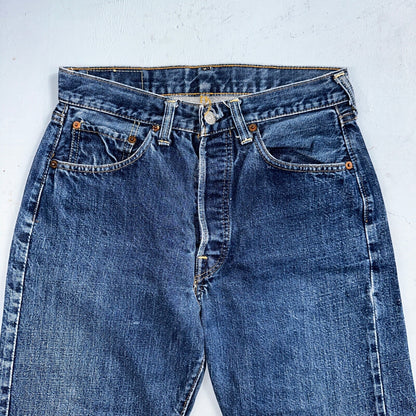 Levis 501 Big E Vintage 60s Redline Selvedge USA XX 1960s Jeans SKINNY Act 27X26