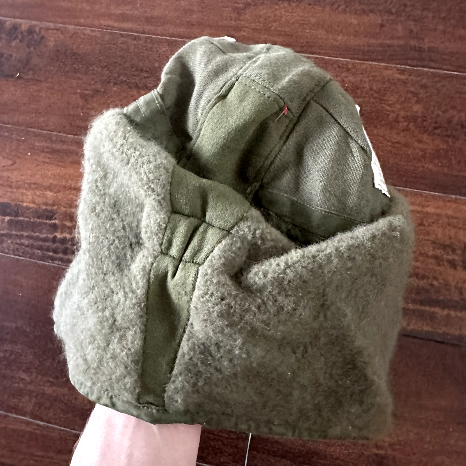 VTG 1960s Vietnam Era US Army Cold Weather Insulating Helmet Liner Cap Size 7