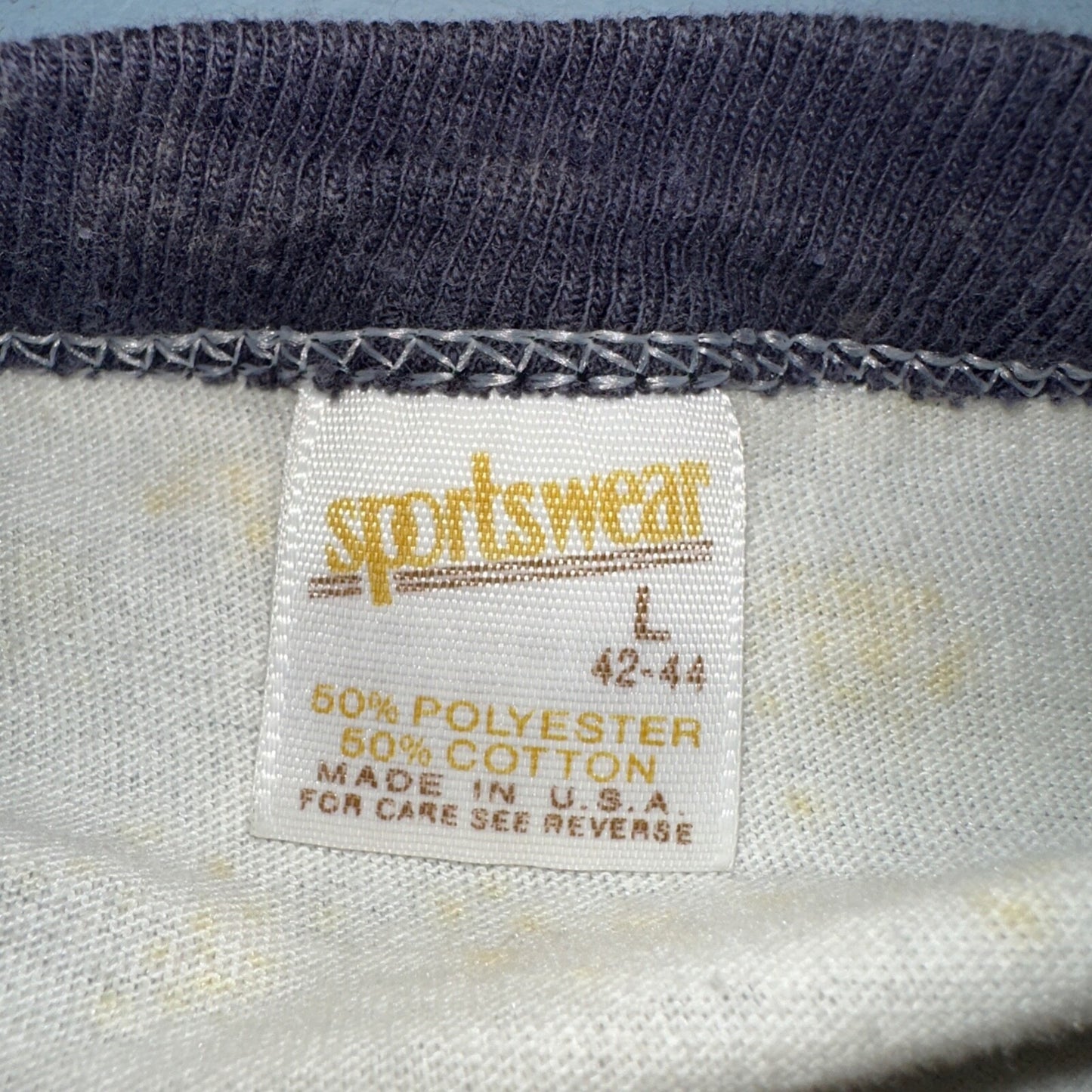 1970s Army Peace Through Combat Soldier VTG T Shirt 70s Playboy Ringer Graphic