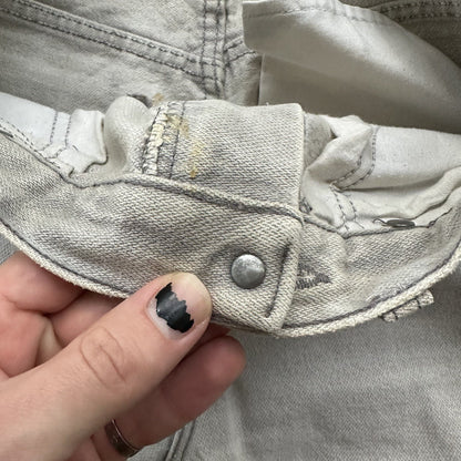 Vtg Wrangler COWBOY Jeans Womens 9 27x29 Gray Denim 13MGYG Pants USA 70s Scovill