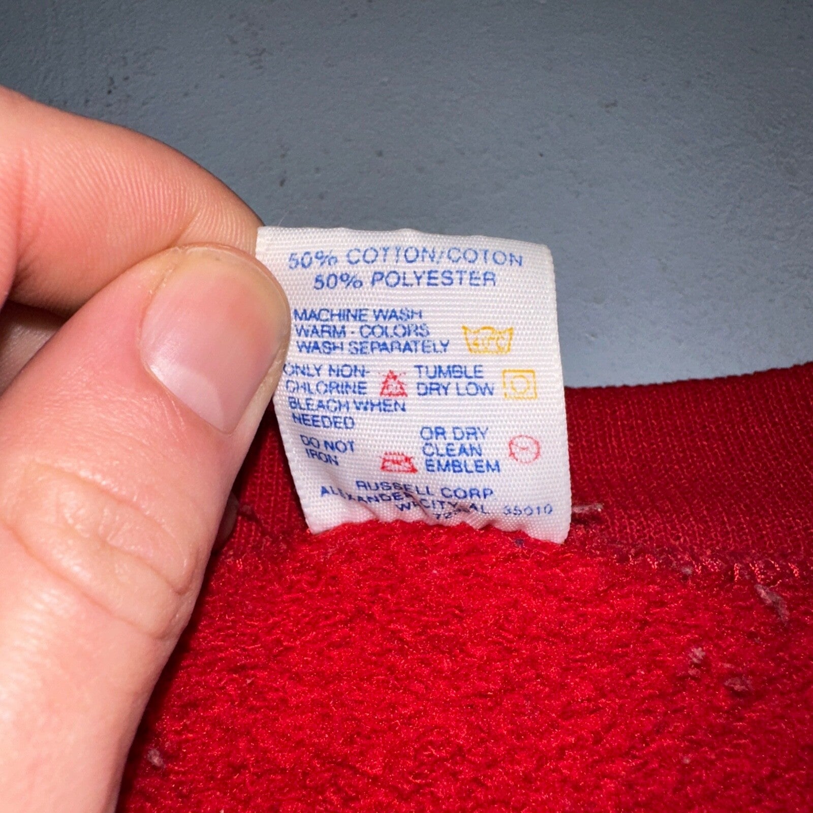 Lake Tahoe Sweatshirt 90s VTG Crewneck Nevada Basic Red JERZEES Sweat XL