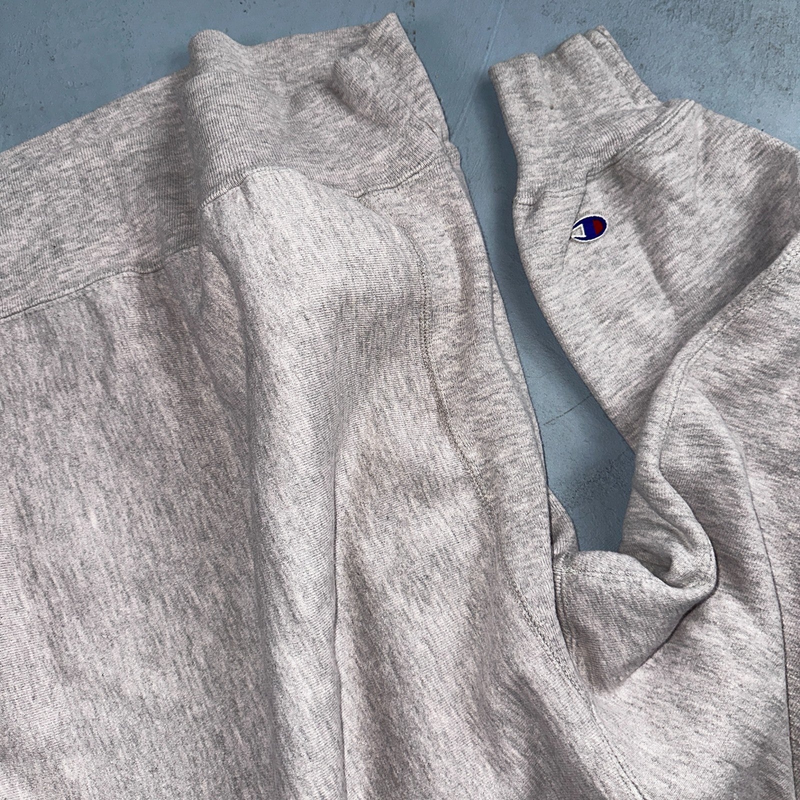 VTG 80s Champion Reverse Weave Crewneck Sweatshirt Gray USA XL Lion Sun Motif