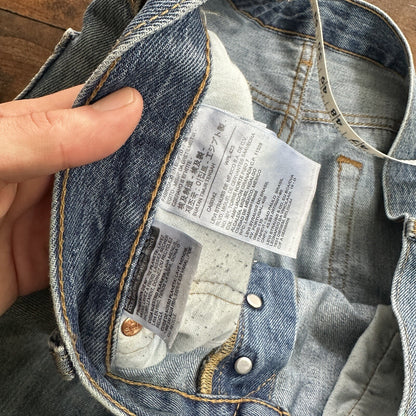 Levis 501 Vintage Y2K Straight Leg XX 2000s Jeans 35x30 Light Wash 36x28