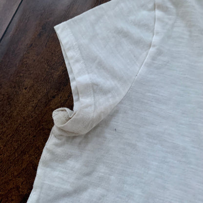 Patagonia Womens Small Basic White T Shirt Sports Gym USED Blank Nordstrom