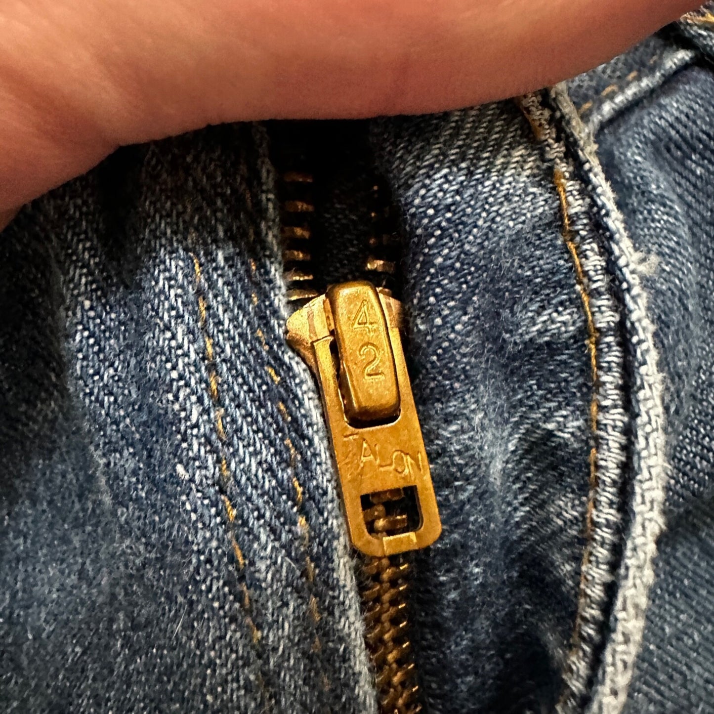 VTG Sears Put On 70s Pants 32x33 501 Bell Bottom Flare Rockabilly Cowboy 28x31