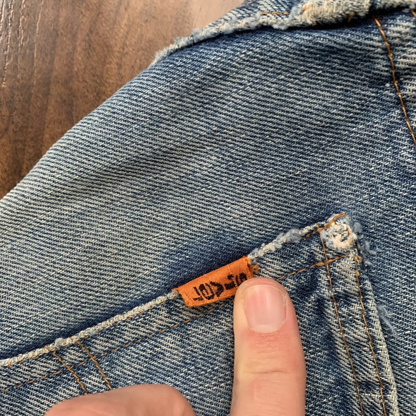 Levis 517 XX Vintage 70s Denim Jeans 501 35x31 Orange Tab Boot Cut