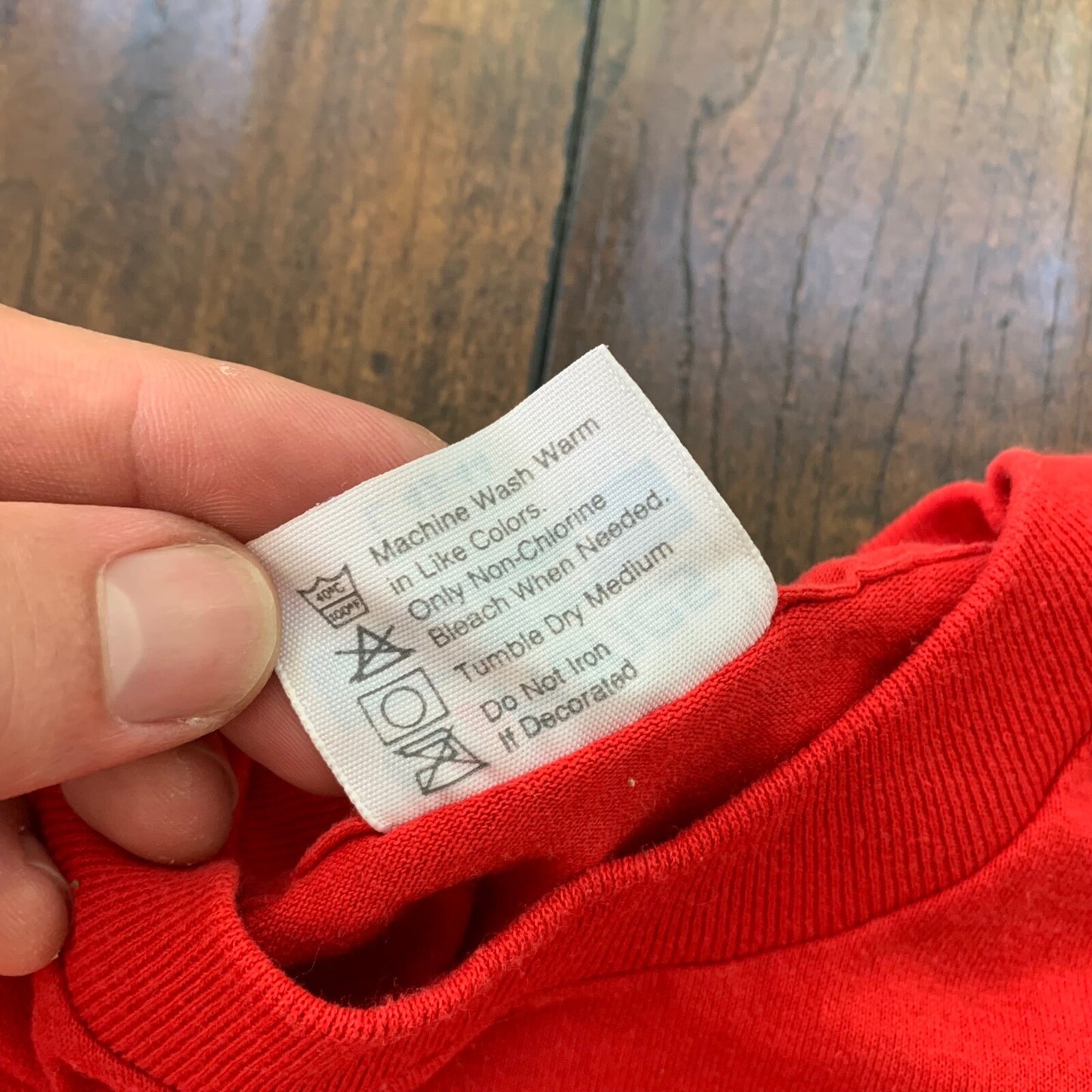 Boe Alps Red Hanes Nike Vintage T Shirt 1990 90s Pacific Northwest Mountain