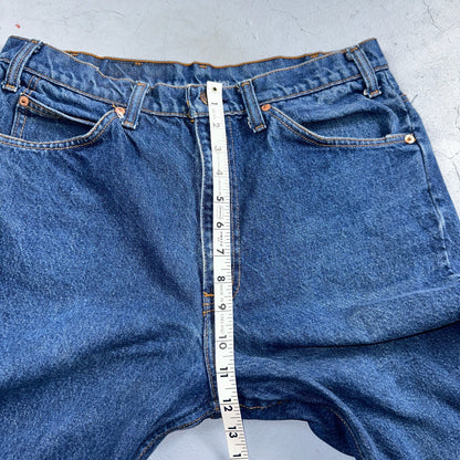 Levis 517 Vintage 80s USA Orange Tab Bootcut Flare Blue Jeans 34x36 Act31x35