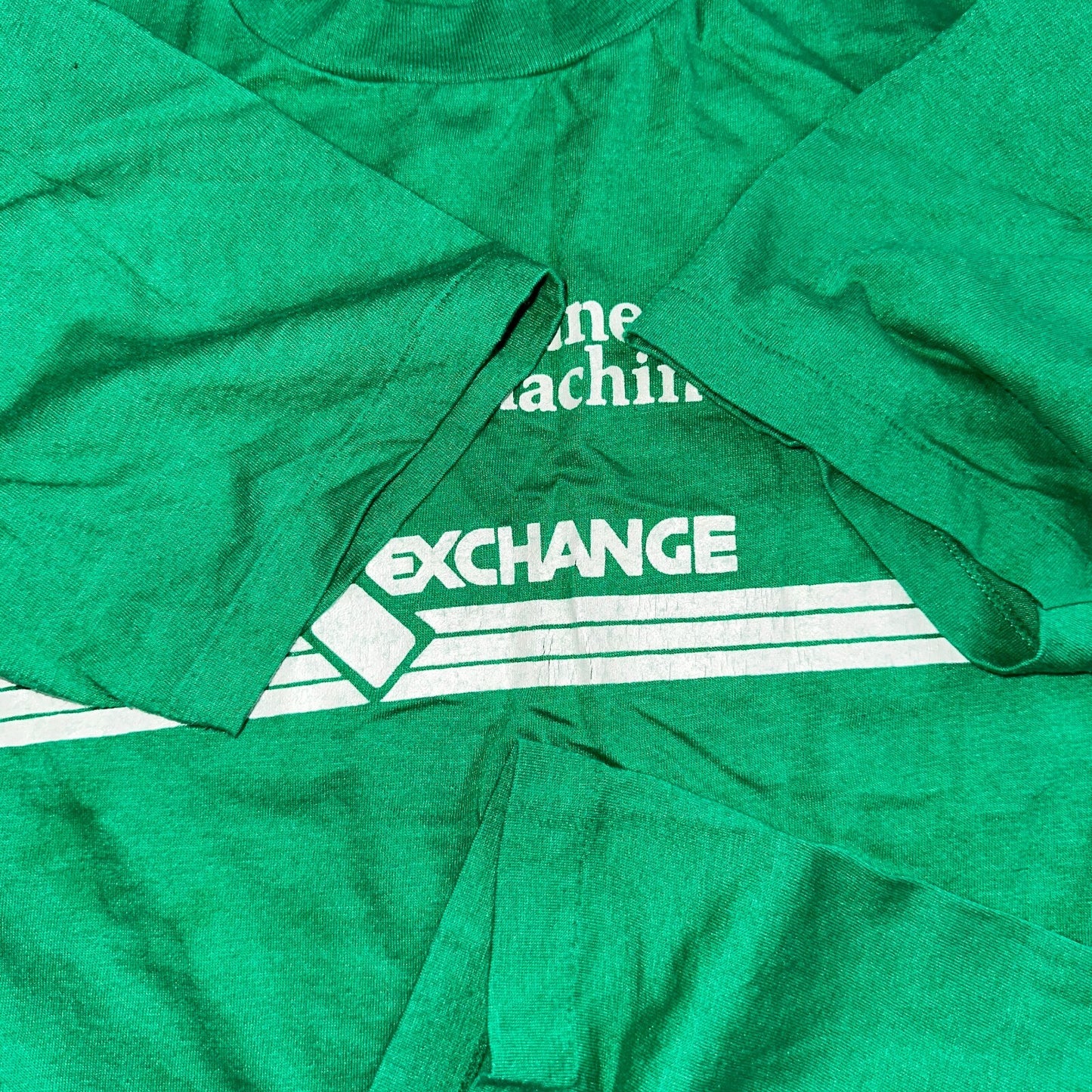 Exchange Money Hanes 80s VTG T Shirt 1980s Single Stitch Bank Machine Promo Rare