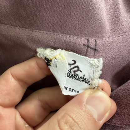 VTG Marty Gutmacker Soft Purple Button Down Shirt Disco Blouse Rockabilly 60s