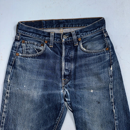 Levis 501 Big E Vintage 60s Redline Selvedge USA XX 1960s Jeans 66 Act 26x27