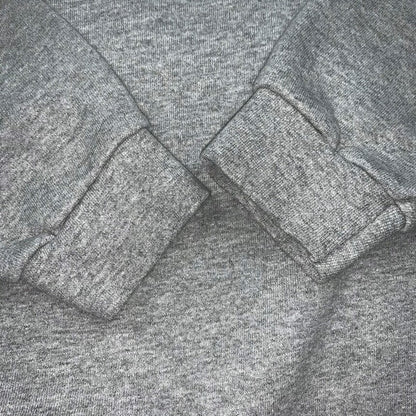 Nike Vintage Crewneck Sweater Gray Center Swoosh Hoodie 90s Charli D'amelio