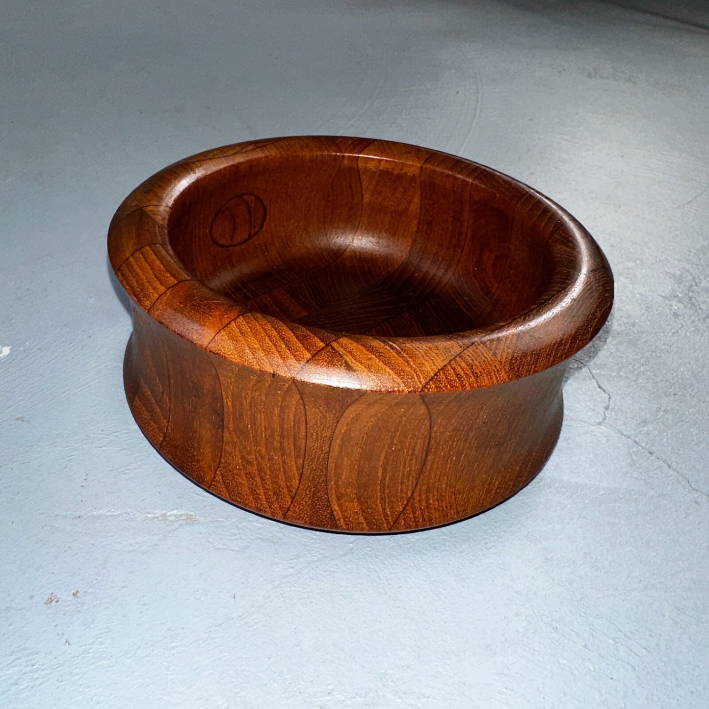 Digsmed Beautiful MCM Design Denmark Teak Wood Bowl Uniform Grain
