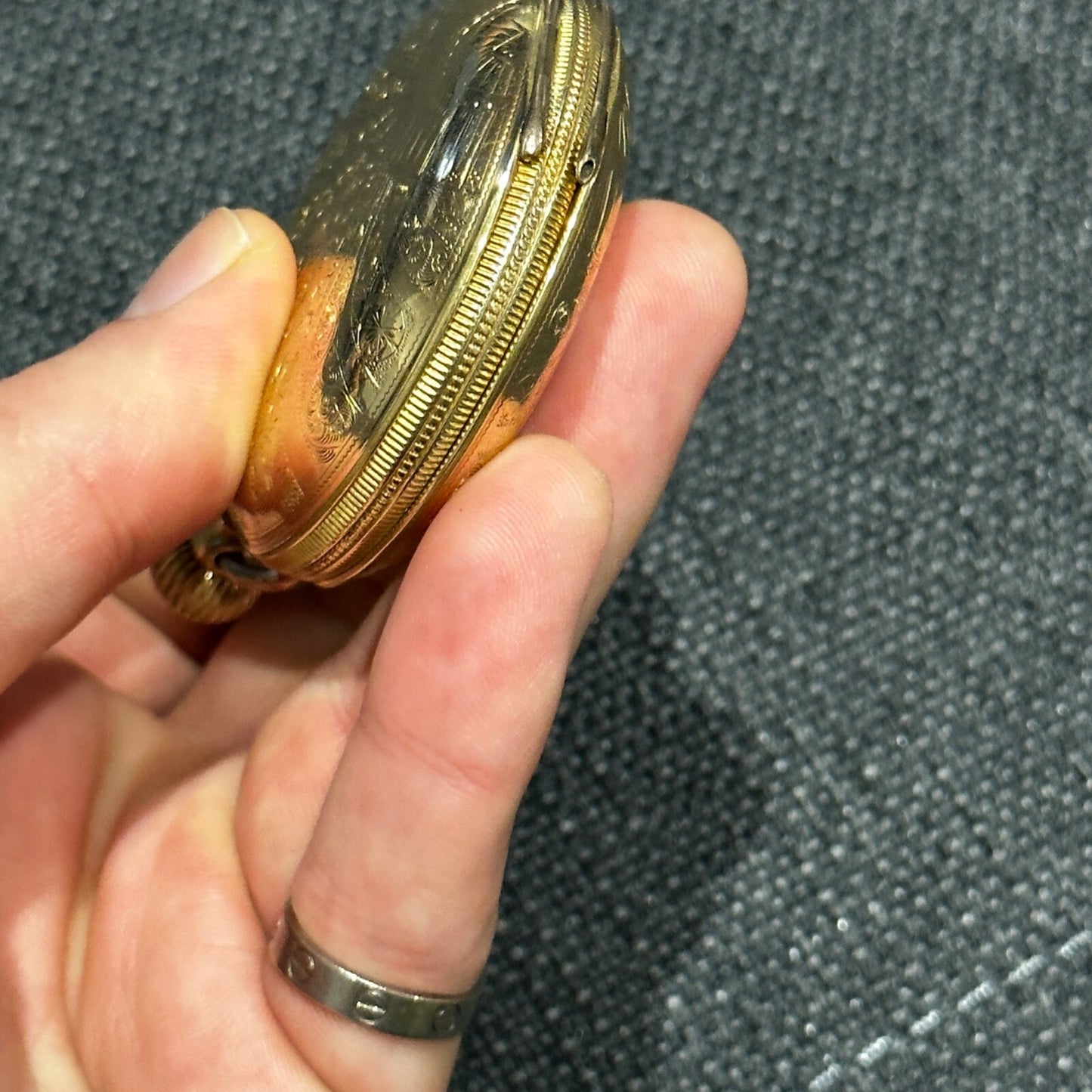 Rare 1882 Rockford Watch Co. Illinois Working Pocket Watch Hunter Case