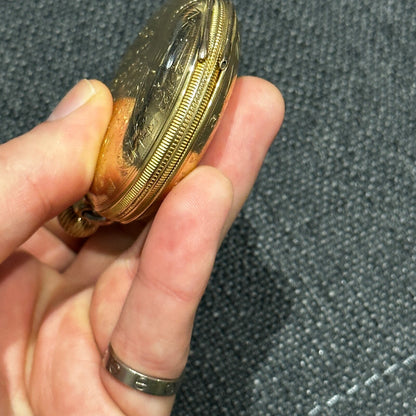 Rare 1882 Rockford Watch Co. Illinois Working Pocket Watch Hunter Case