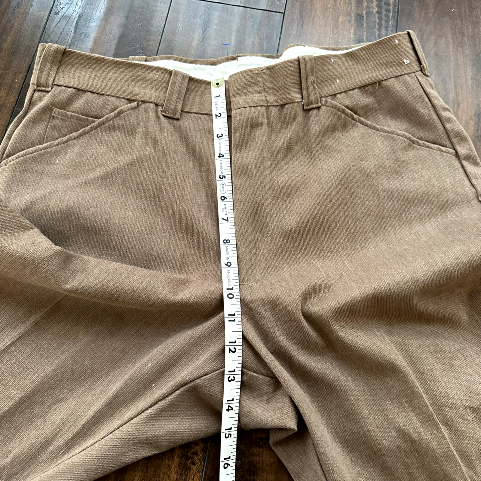 Mens 1950s 1960s Sears Pleated Dress Slacks 35x30 50s 60s Vtg Pants Fleck