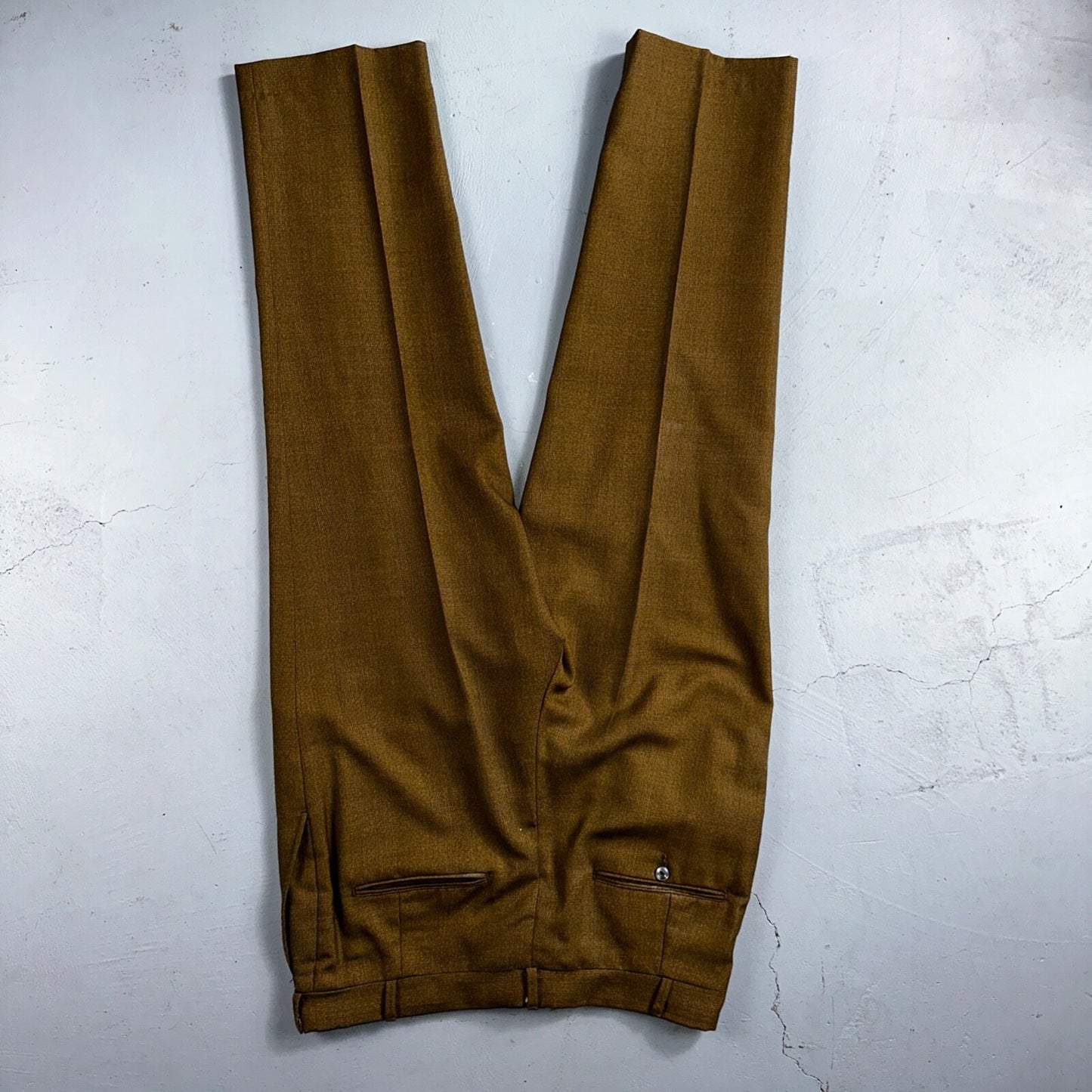 VTG Mens 3 PC Suit 42 Jacket Coat Pants Vest Plaid Rockabilly 70s 1970s Brown