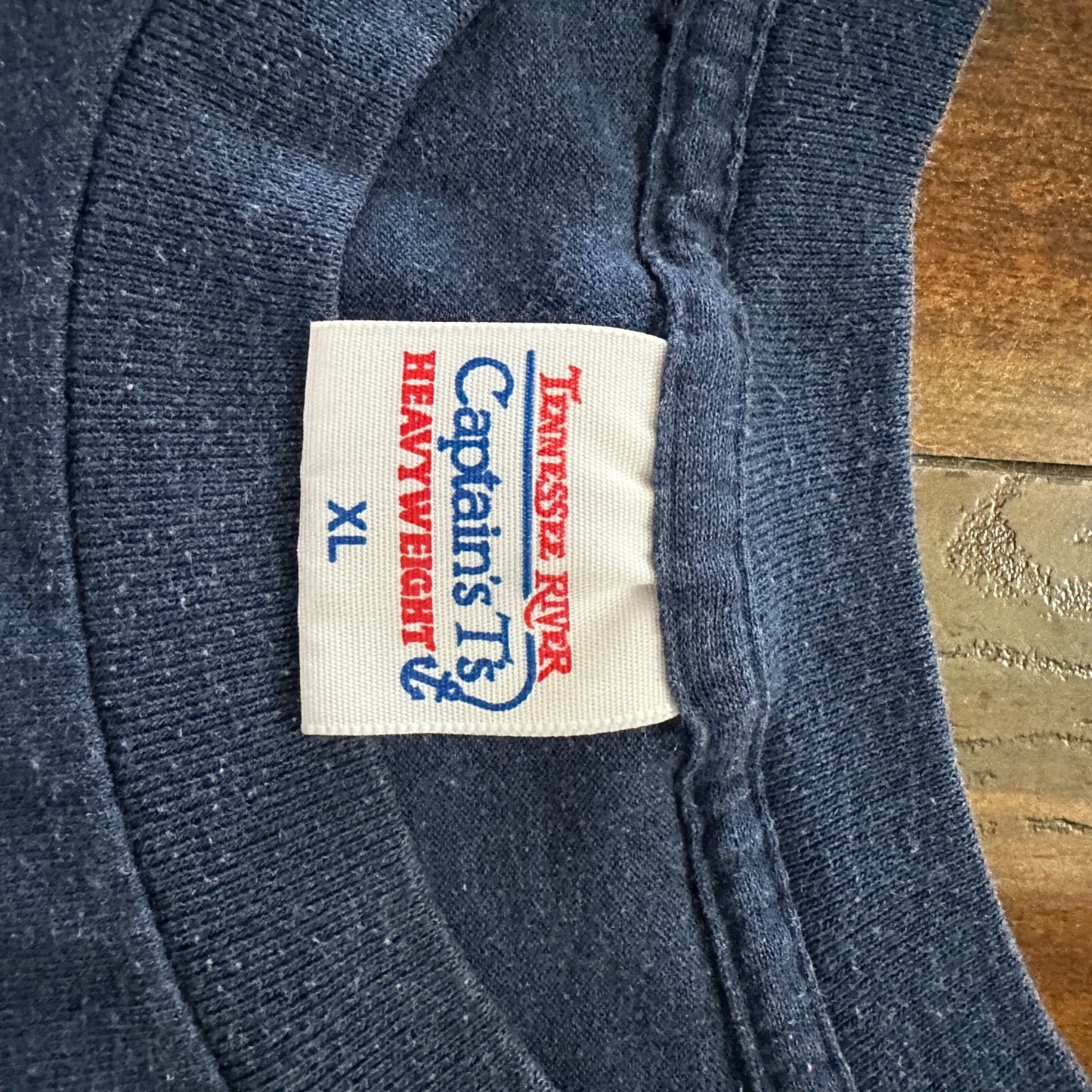 St Louis Single Stitch Vintage T Shirt Missouri Home Town USA Travel Blue Rap