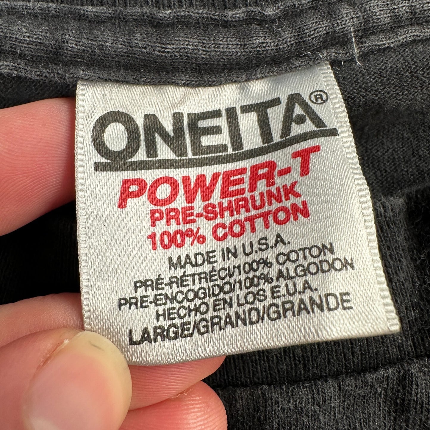 Motorcyclist Christmas Oneita VTG T Shirt Santa Central Oregon Toy Bike Harley