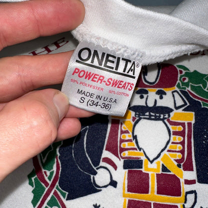 Oneita Nutcracker Salem Oregon USA Sweatshirt VTG Crewneck XL Winter Christmas