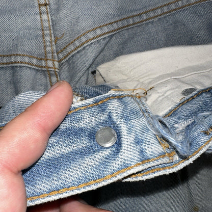 Levis 501 Vintage 80s Redline Selvedge USA XX Jeans Light Wash 36x31 Act 33x28