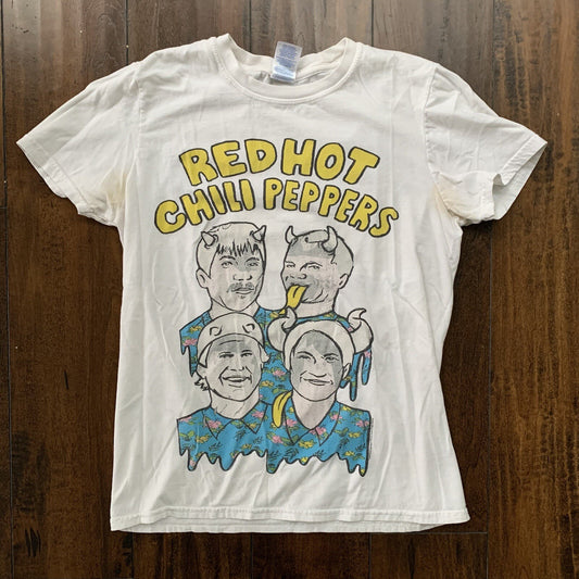 Red Hot Chili Peppers Vintage Style 2016 T Shirt Small Lollapalooza Rap Music