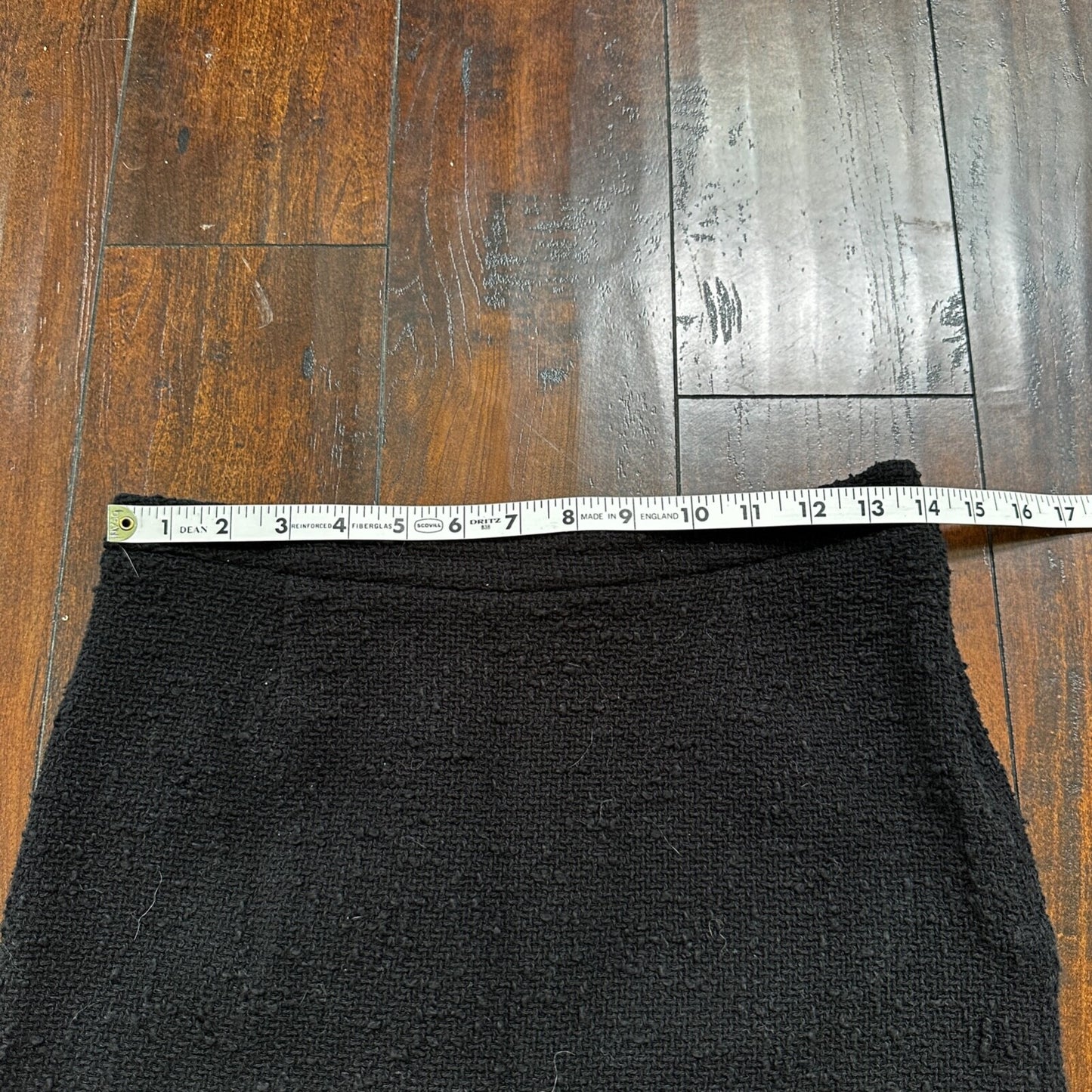 INC International Concepts Black Skirt Women's Size 8 Pencil USA VTG Short