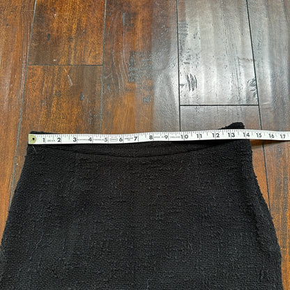 INC International Concepts Black Skirt Women's Size 8 Pencil USA VTG Short