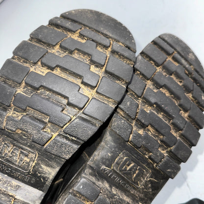 Caterpillar Men's Second Shift Work Boot Soft Toe Black Leather Size 8.5 CAT