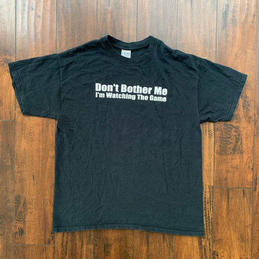 Don't Bother Me Watching The Game Vintage T Shirt Funny Humor Married Life Y2K