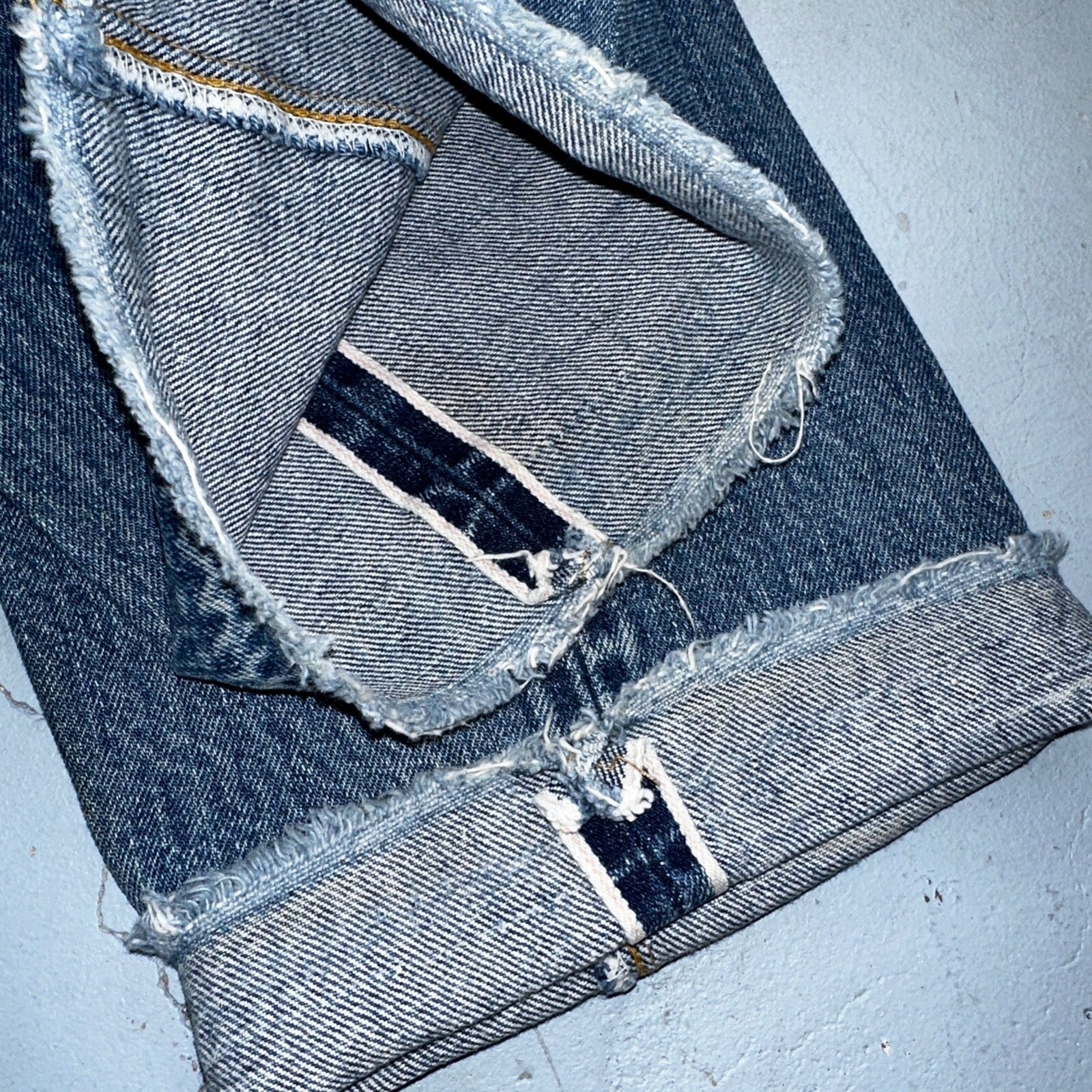 Levis 501 VTG 70s SS Redline Selvedge Jeans XX Med Wash 29x33 Act 26x29