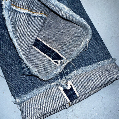 Levis 501 VTG 70s SS Redline Selvedge Jeans XX Med Wash 29x33 Act 26x29