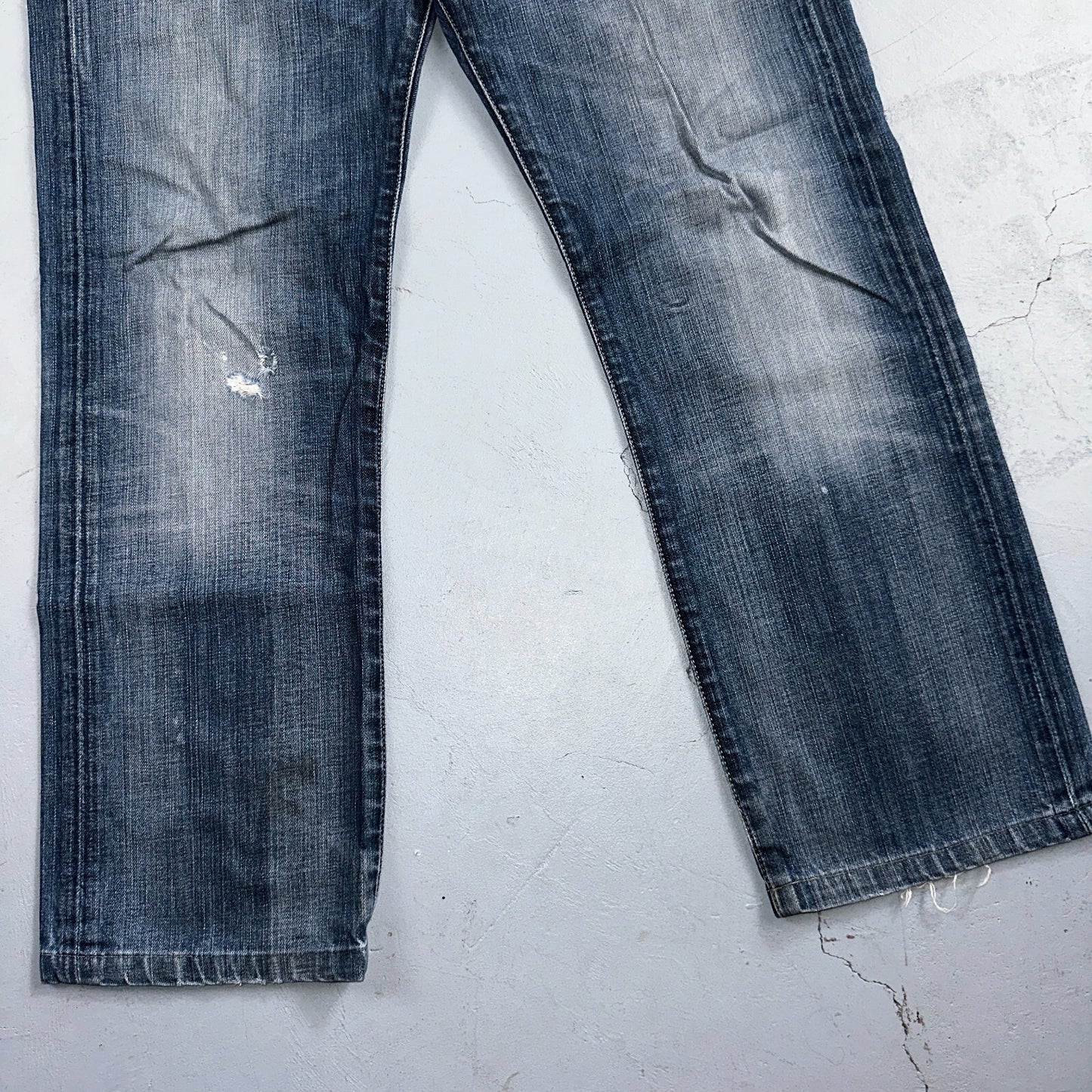 Levis 501 Vintage Y2K XX Straight Leg Jeans Blue Med Wash 34x34 Act 33x27