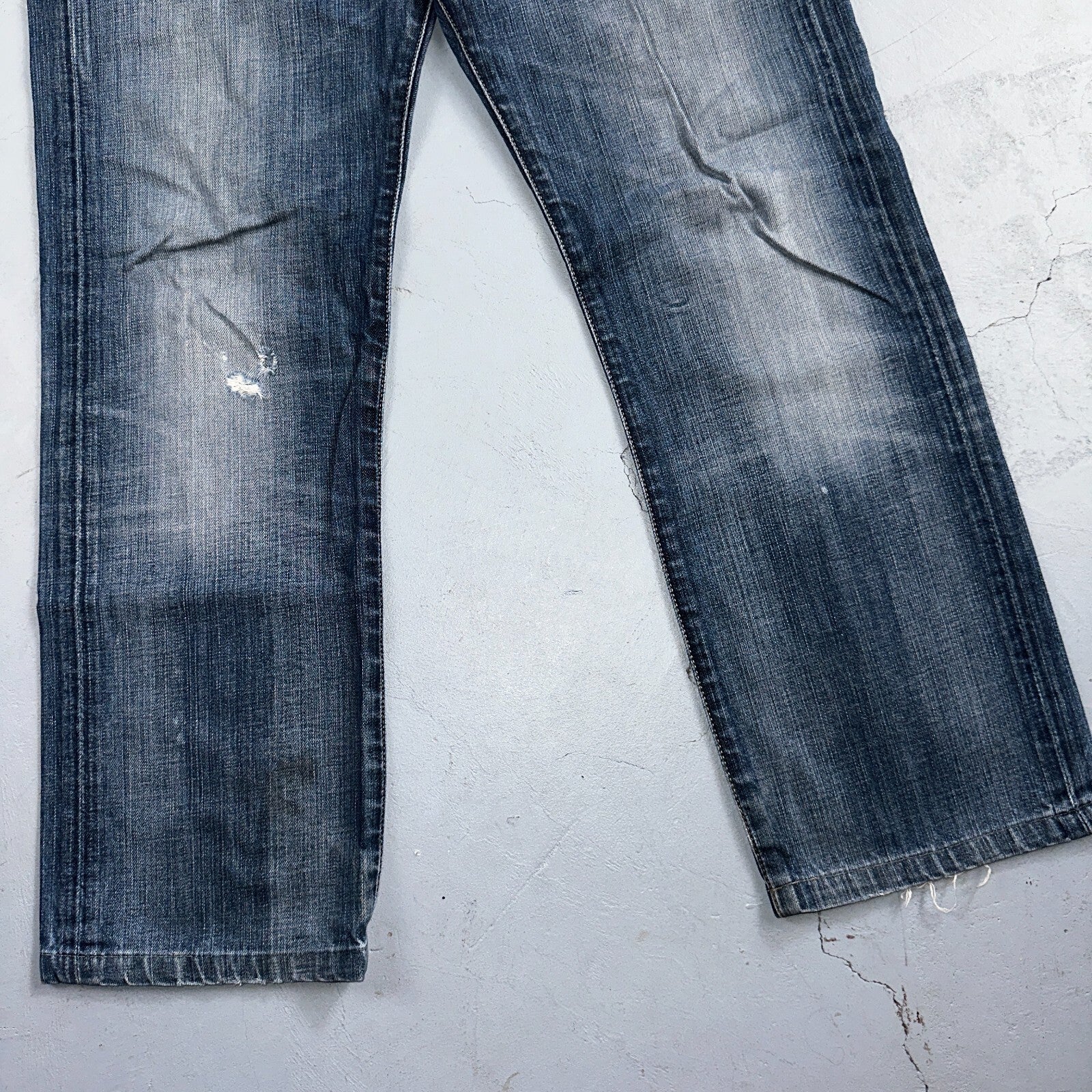 Levis 501 Vintage Y2K XX Straight Leg Jeans Blue Med Wash 34x34 Act 33x27