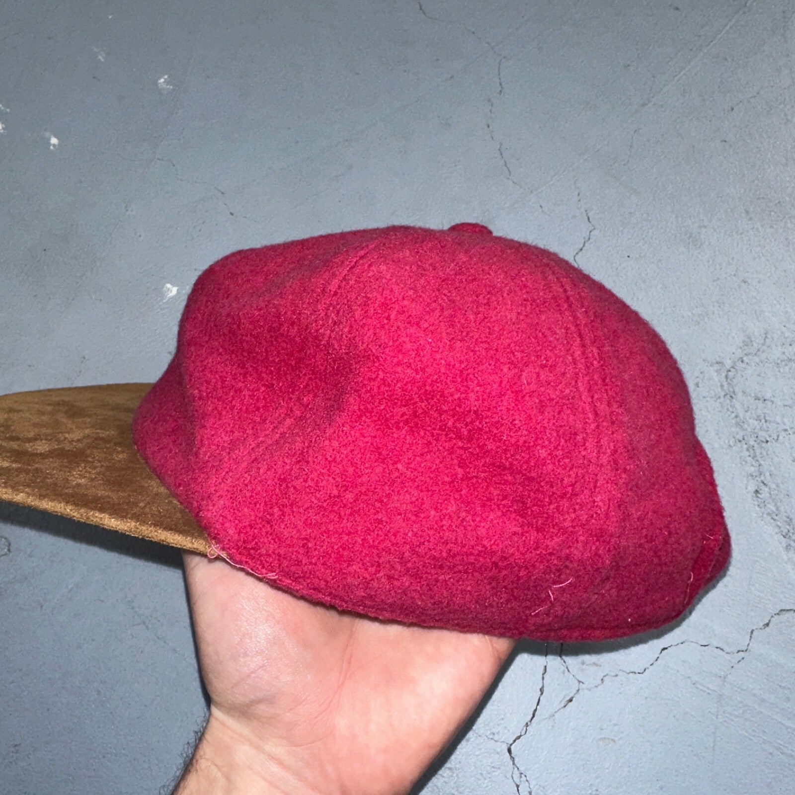 Vintage GAP Wool Hat Cap Adult One Size Adjustable Strapback USA Made 90s