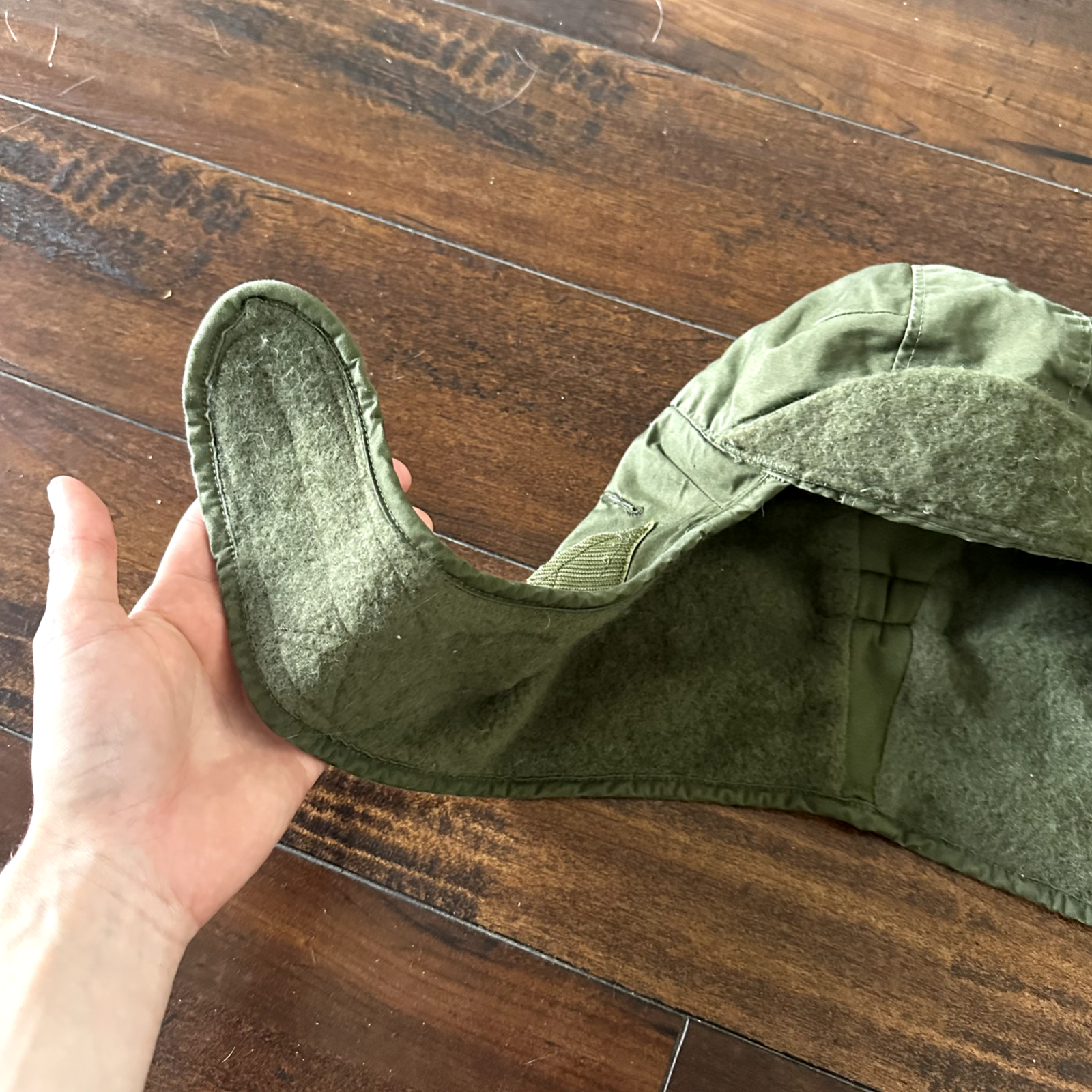 VTG 1960s Vietnam Era US Army Cold Weather Insulating Helmet Liner Cap Size 7