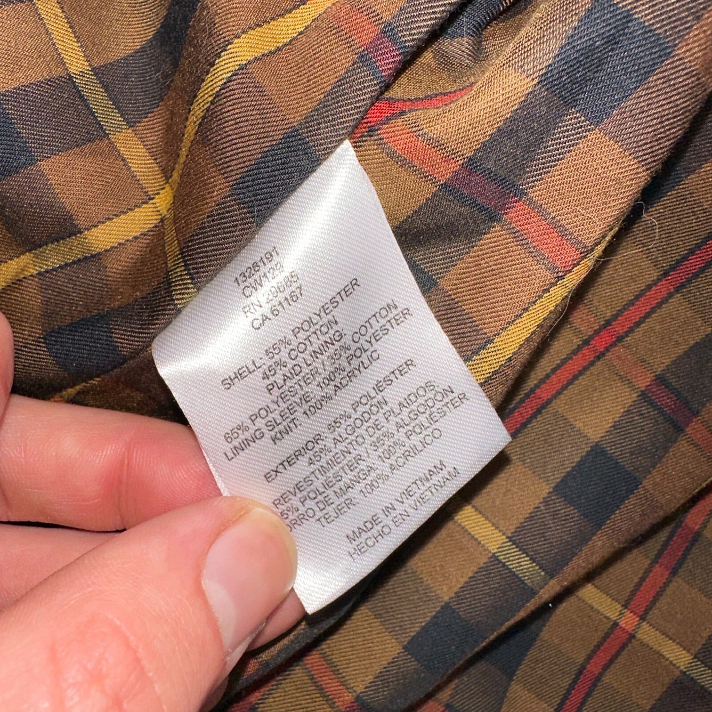 Pendleton Womens Medium Full Zip Hooded Plaid Lined Outdoor Jacket VTG Style Red