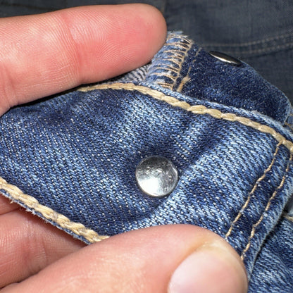 Levis 501 Vintage 90s Y2K XX Straight Leg Jeans Blue Med Wash 34x32 Act 33x31