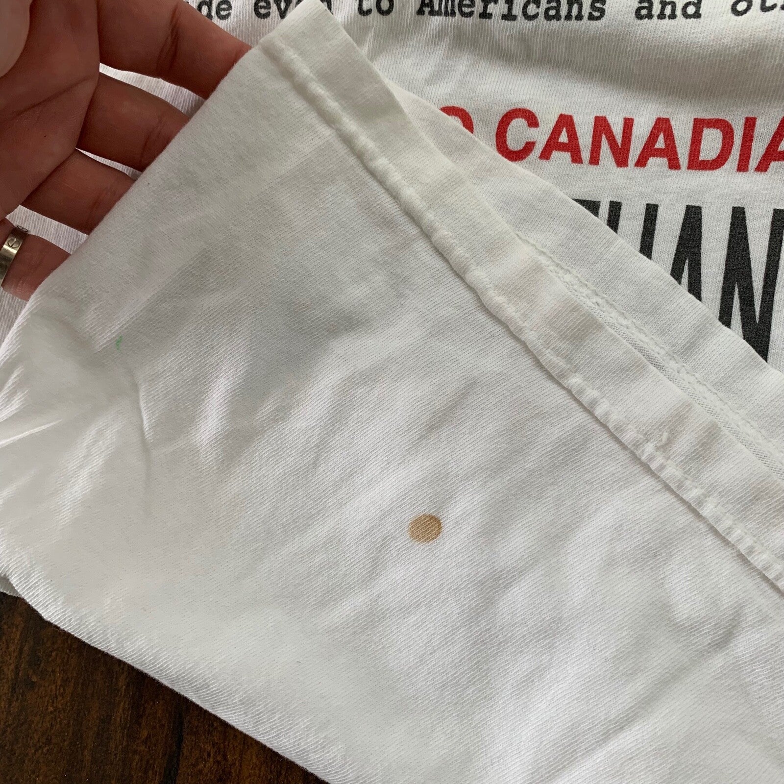 Canadian Funny Vintage T Shirt Y2K Eh Huh Quote Text Rap 2000s Joke Humor Music