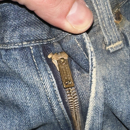 Bally True VTG 40s 50s Redline Selvedge Denim Jeans 1950s Levi’s Big E 27x30