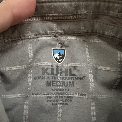 Kühl Men’s Sz. M Gray Button Up Casual Shirt Size Style# 7567 18S Vintage Cross