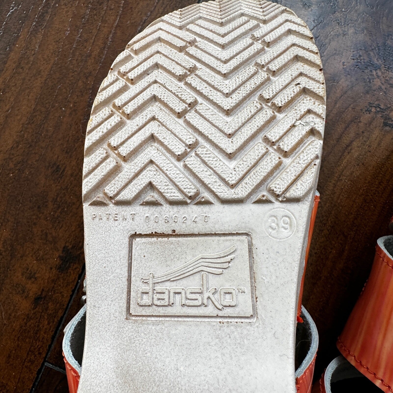 Dansko Sandals Womens 39 Criss Cross Buckle Strap Slide 71202 Pink Leather