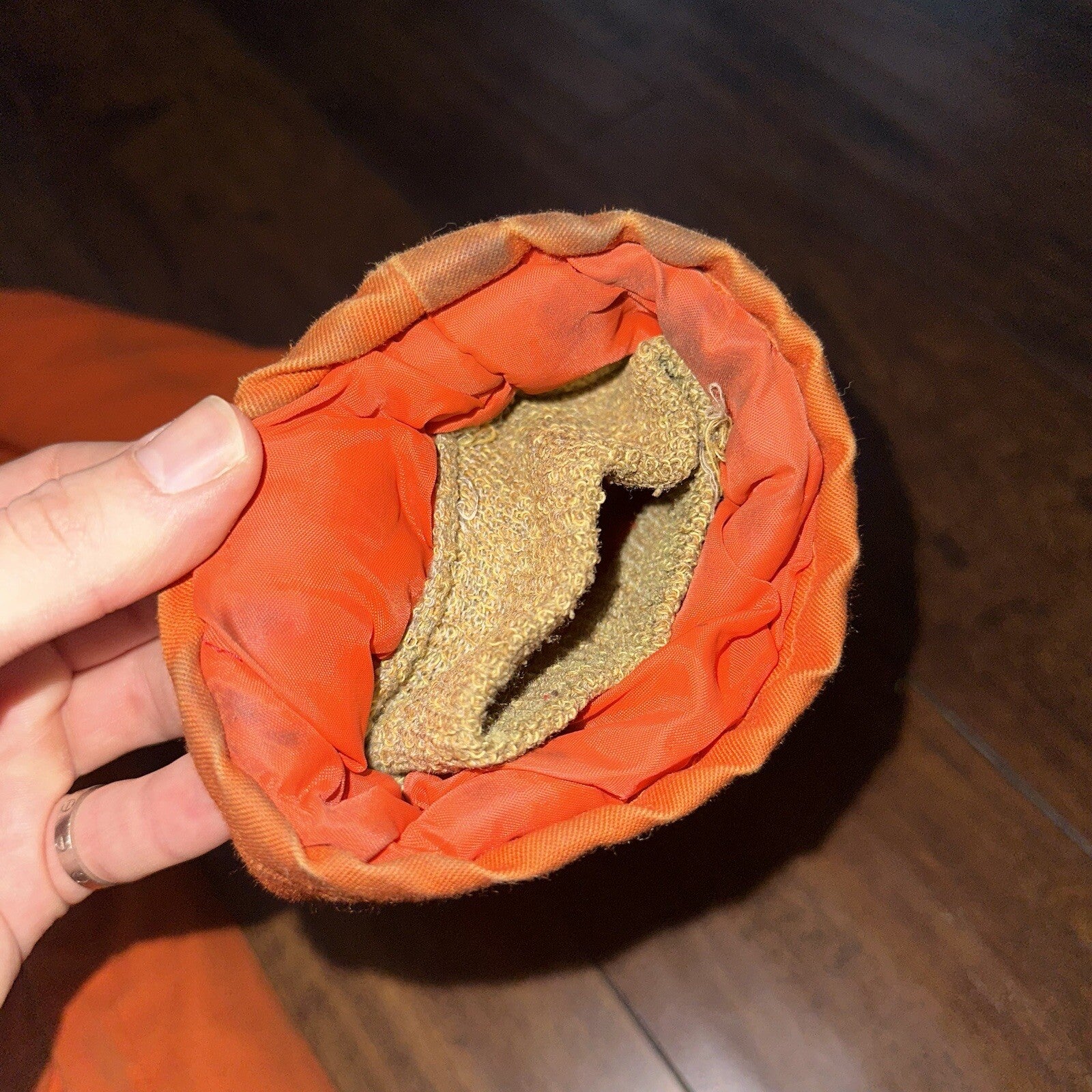 Vtg 50s 60s Hunters Friend Orange L Canvas Hunting Jacket Work Coat Rockabilly