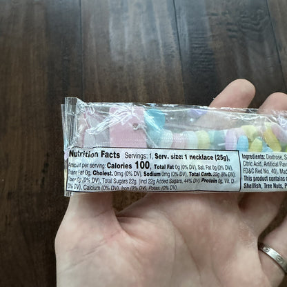 Supreme Smarties Candy Necklace Do Not Eat Collectible & Display Only SS22 Gift