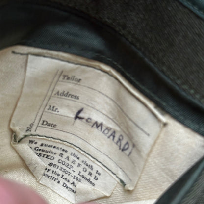 WWII Nurse Uniform Green Wool Cropped 1940s Vintage Jacket Air Force USA Talon