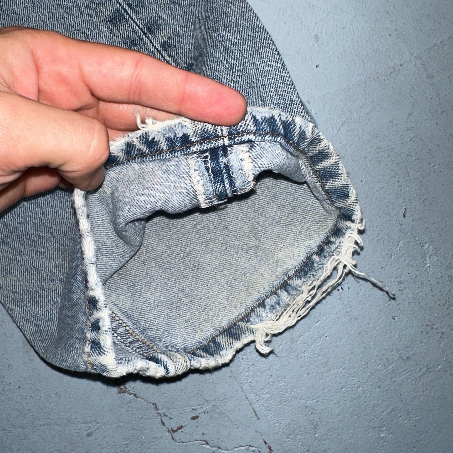 Levis 501 Vintage Y2K 90s XX Straight Leg Jeans Blue Light Wash 36x34 Act 33x32