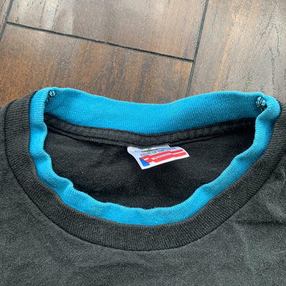 Camp High John Mayer Double Collar 90s Blank Black FOTL 90s Vintage T Shirt